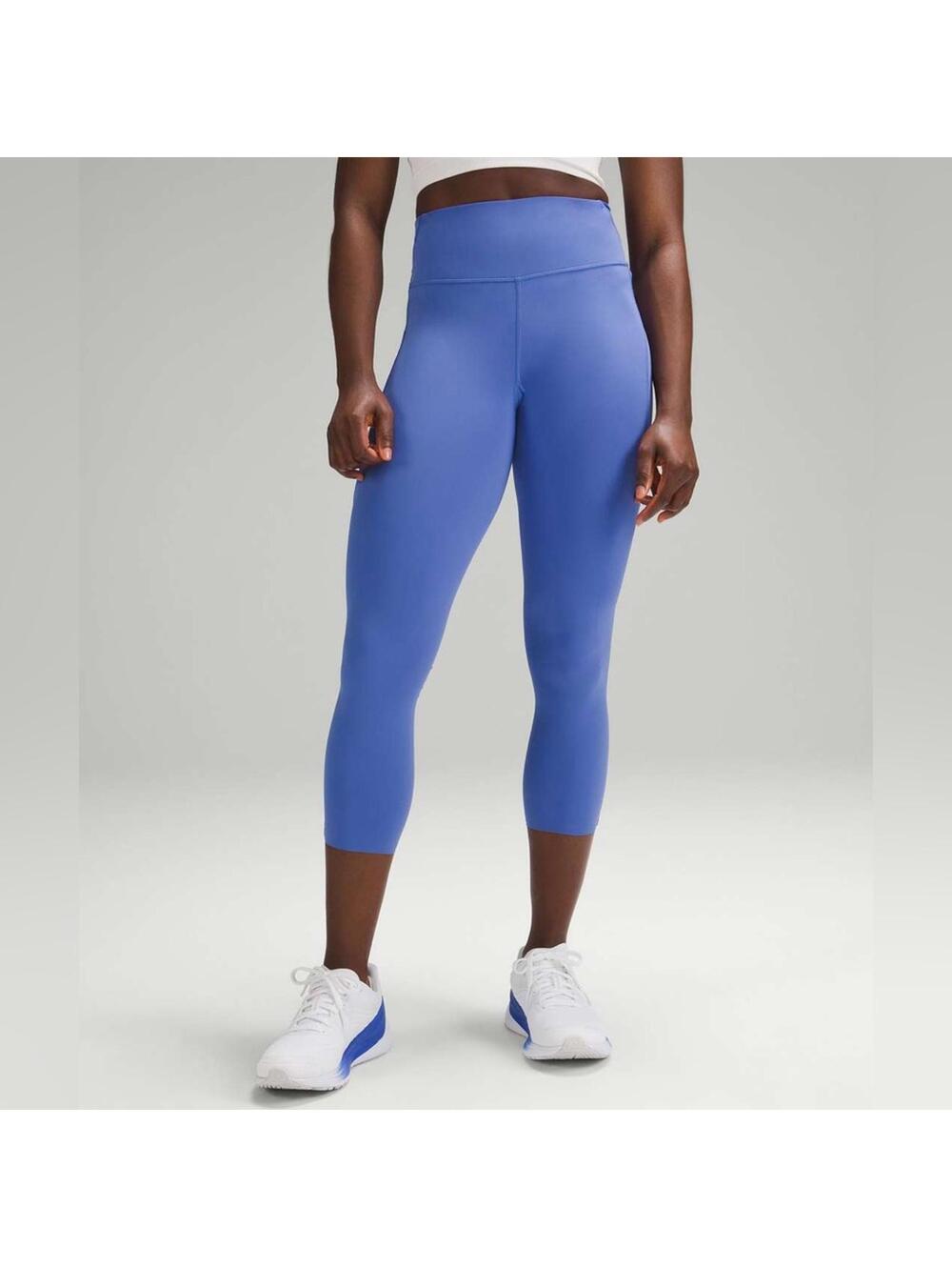 lululemon athletica High-Rise Cropped Leggings in Periwinkle Blue
